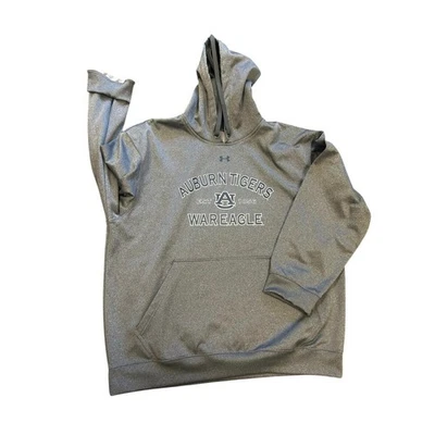Under Armour Auburn Tigers XXL Gray Hoodie Mens NCAA Collegiate Pullover - Image 1 of 4