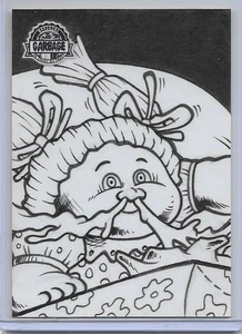 2023 TOPPS GARBAGE PAIL KIDS KRASHERS SERIES 4 SKETCH CARD 1/1 CHENDUZ TESS GPK - Picture 1 of 1