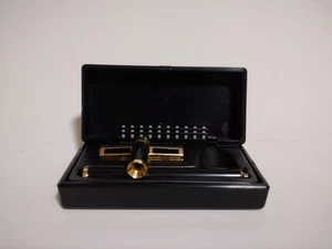 TONAL Razor In Case Made In ITALY Black And Gold Vintage - Bild 1 von 8