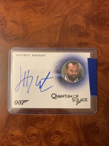 James Bond Classics 2016 Jeffrey Wright Autograph Card A270