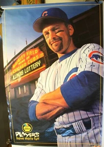 2000 Chicago Cubs Mark Grace Illinois Lottery 24 x 36" Promo Poster - Picture 1 of 3