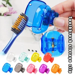 Portable Toothbrush Head Cover Cap Storage Clip Protector Travel Case New B0A1 - Picture 1 of 27