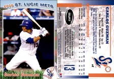 Carlos Guzman 2009 Grandstand St. Lucie Mets #NNO Card *AutographDen*