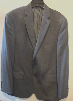 Abrigo Deportivo De Colección Nordstrom Para Hombres 44R Gris Lana a Cuadros Dinero Antiguo Heritage Academia Foto 1 de 4