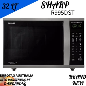 Sharp 1000W Stainless Steel Convection Microwave R995D(ST)CARTON DAMAGED B.NEW - Picture 1 of 5
