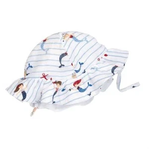 Mud Pie Sail Away Nautical Mermaid Sun Hat by Mud Pie Infant (6-18 Months) - Picture 1 of 1