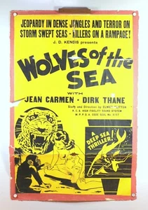 WOLVES OF THE SEA (1936) Movie Poster- ULTRA RARE-   28x42 B16-41-5 - Picture 1 of 12