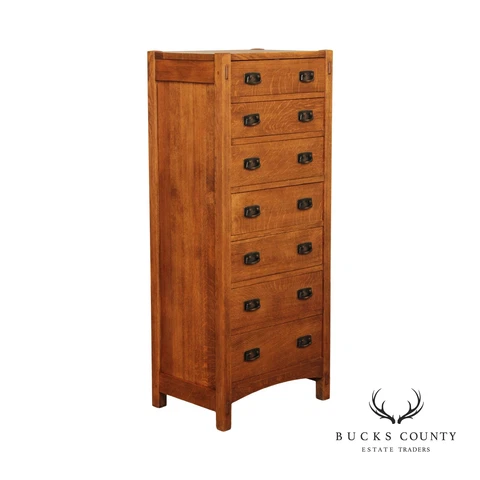Stickley Mission Collection Oak Lingerie Chest Cover