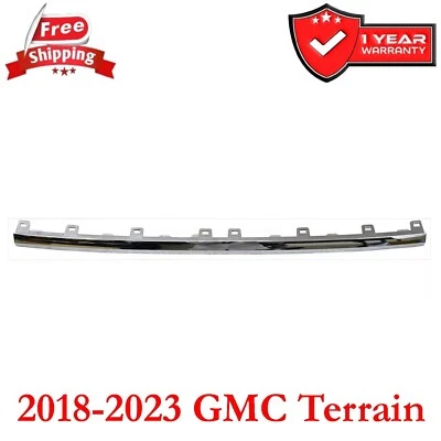 Bumper Trim Molding Step Pad For 2018-2023 GMC Terrain Rear Chrome GM1144127 - Image 1 of 4