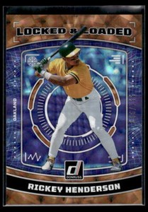 2023 Donruss Locked & Loaded #6 Rickey Henderson Athletics 554/999
