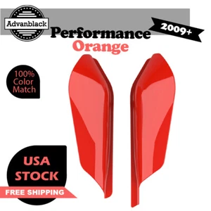 Deflectores de aire de cuadro medio naranja de rendimiento protector térmico para Harley 2009+ - Imagen 1 de 10
