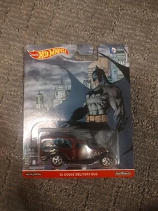 34 Dodge Delivery Bus Batman Hot Wheels Real Riders 1:64 Scale - Picture 1 of 4