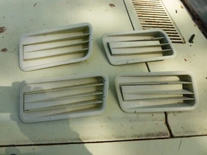 1967 Ford Mustang Quarter Panel Fake Air Vents Nice Condition w Nuts 67 - Picture 1 of 4