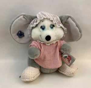 Applause Christmas Sugarplum Holly Mouse Plush Nighttime Sleeper Mouse Vtg 1988 - Imagen 1 de 12