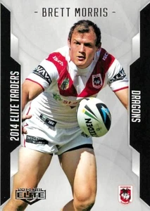 2014 ST GEORGE ILLAWARRA DRAGONS NRL Card BRETT MORRIS Elite - Bild 1 von 2