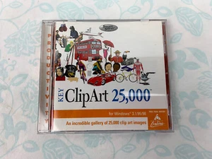 Vintage 1999 Key ClipArt 25,000 America Online For Windows 3.1, 95, 98 Complete - Picture 1 of 8