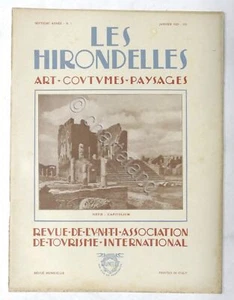 Rivista Les Hirondelles N. 1 - 1929 UNITI Association de Tourisme International - Foto 1 di 2