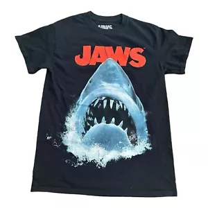 Men’s Jaws Black Sz S Short Sleeve Graphic T-shirt Movie Small - Picture 1 of 4