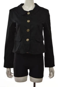 Vertigo Womens Jacket Size 8 Black Basic Blazer Long Sleeve Outer Wear - Foto 1 di 4