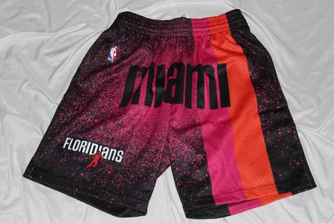 Mitchell & Ness Swingman NBA Miami Floridians Shorts Men's Size XXL Cover