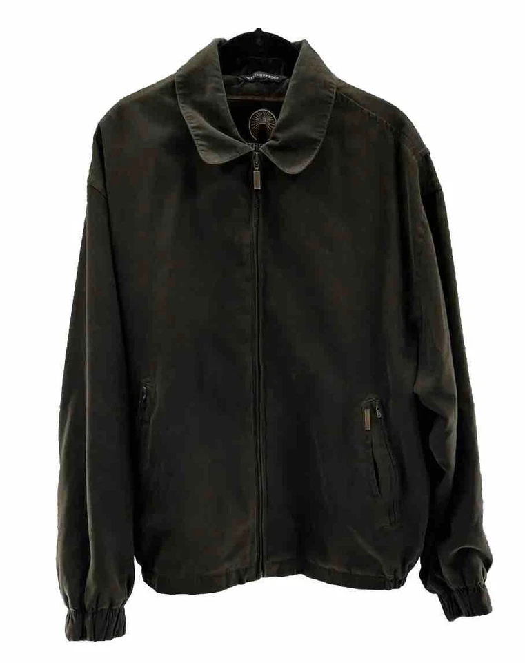 Weatherproof Jacket Women’s Size Large Brown Faux Suede Unisex? Men’s? Outdoors - Image 1 of 4