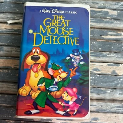 Walt Disney The Great Mouse Detective Black Diamond 1992 The Classics VHS 1360 - Image 1 of 4