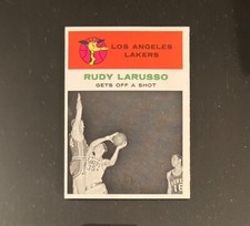 1961 Fleer #57 Rudy LaRusso NMMT/NM+!* PACK FRESH! VIVID SURFACE! SHARP CORNERS!