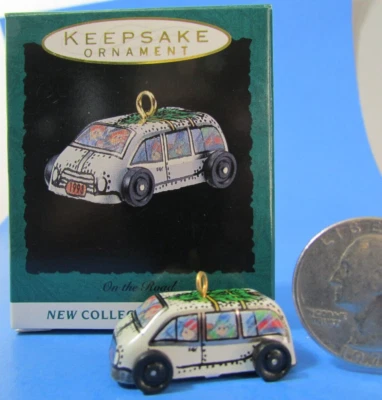Hallmark 1993 ornamento miniatura en la carretera Foto 1 de 4