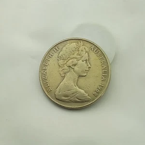 ๐ฆ๐บ Australia 10 cents 1968 lyrebird . E58 - Picture 1 of 3