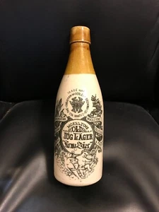 Vintage Moerlein Brewing Company Old Jug Lager Krug birra bottiglia gres - DO - Foto 1 di 4
