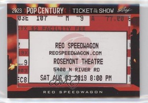 2023 Leaf Metal Pop Century Ticket to the Show REO Speedwagon #TS-189 qf8