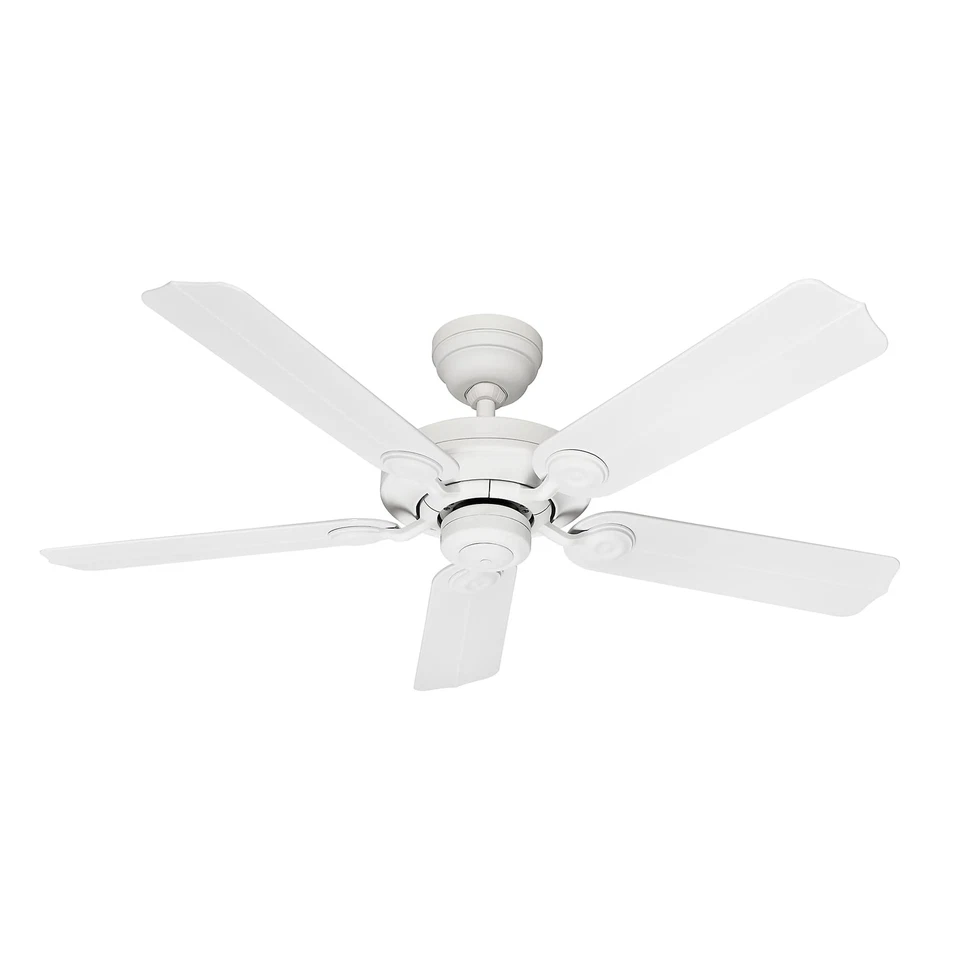 Outdoor Ceiling fan without Lighting Elements II White 132 cm 52" Patio Fan - Image 1 of 1