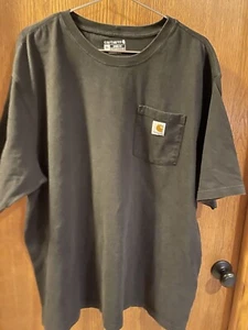 Carhartt Loose Fit T-Shirt schwarz gebraucht Arbeitshemd Größe 2XL - Bild 1 von 4