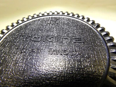 Tokina SP AT-X Rear lens cap for Minolta MC MD Lenses Genuine original Pro SD  - Image 1 of 4