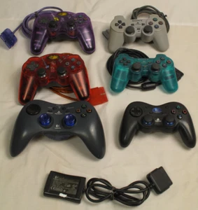 Lot of Six PS1/PS2 controllers - Picture 1 of 1