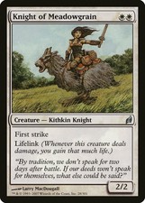 Knight of Meadowgrain Lorwyn MINT White Uncommon MAGIC GATHERING CARD ABUGames