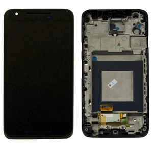 Schermo LCD e gruppo digitalizzatore con alloggiamento anteriore adatto per LG Nexus - nero - Foto 1 di 1