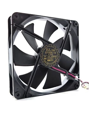 1pcs  2-Wire Server Cooler Fan  D14SH-12 DC 12V 0.70A 140x140x25mm Fan - Image 1 of 4