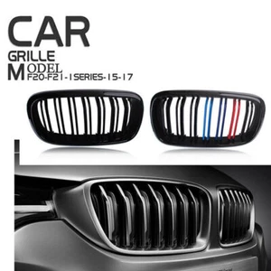 Pair M-Color Front Bumper Kidney Grille Grill Cover FOR BMW F15 X5/F16 X6 2014UP - Foto 1 di 8