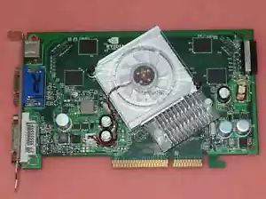 Nvidia GeForce 7600GS AGP 512MB Video Card TVO DVI VGA Stallone, Devil SWAT - Picture 1 of 4