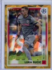 2022 Topps Merlin #69 Luka Sucic Gold Ice Refractor /50