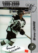 Bruno Lemire 1999-00 Hull Olympiques Autographed Edition