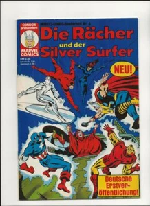 Die Racher Und Der Silver Surfer #4 1980 German Marvel Super Heroes Cover! - Picture 1 of 2
