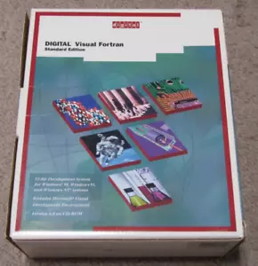 Vintage Digital Visual Fortran Standard Edition Version 6.0 w/ Disk & Manuals - Picture 1 of 18