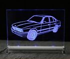 BMW E34 limo LED Leuchtschild   5er Autogravur 