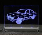 BMW E34 limo LED Leuchtschild   5er Autogravur