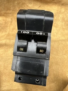 NB2100  PACIFIC ,AMERICAN Bolt On  100 AMP 2 POLE TYPE NB CIRCUIT BREAKER - Picture 1 of 4