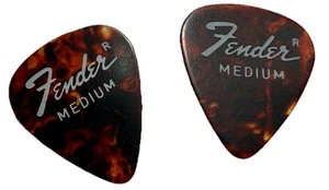 Fender Medium Schildpatt Gitarren-Plektren 2er-Set - Top Zustand 🎸 - Bild 1 von 2
