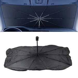 Auto Frontscheibe Sonnenschutz Visier Abdeckung Faltbare Sonnenschirm Silber - Picture 1 of 15