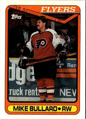 1990 Topps Mike Bullard #274 Philadelphia Flyers Hockey Card - Image 1 of 2